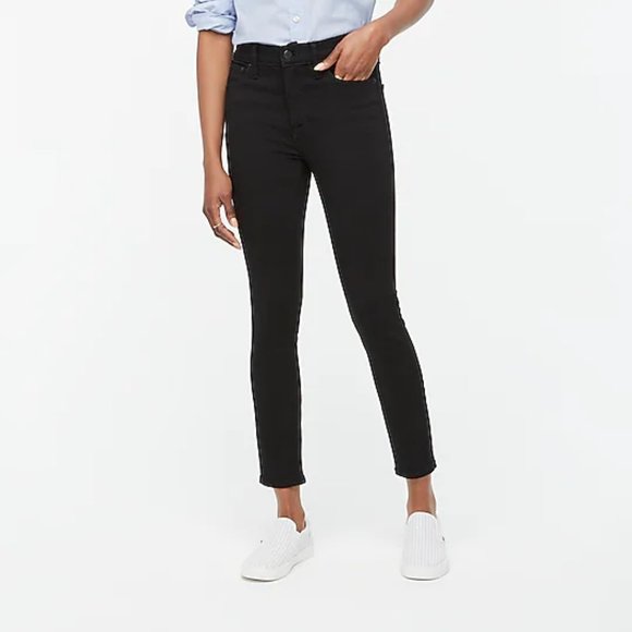 NEW J.Crew Black skinny jean in signature stretch F7995 size 24